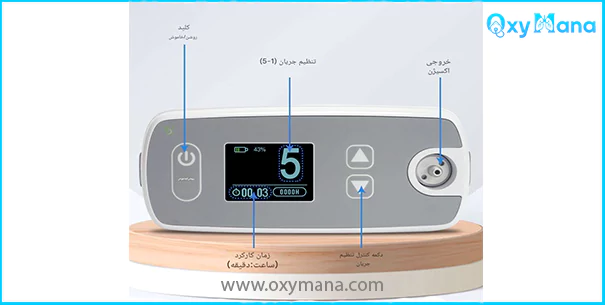 اکسیژن ساز پرتابل لانگفیان 1000p