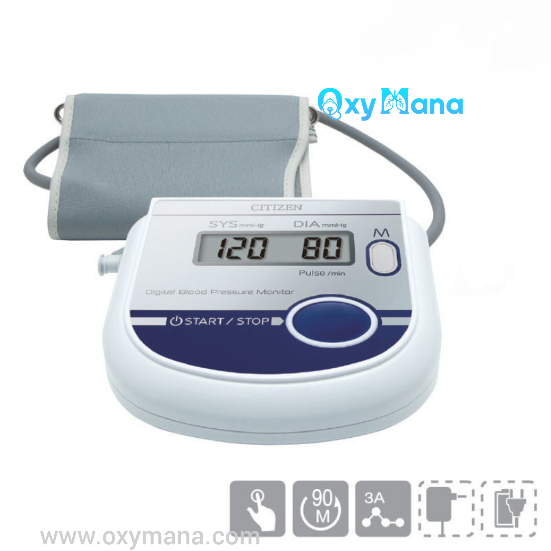 فشار سنج دیجیتال بازویی سیتیزن مدل CH 452 AC