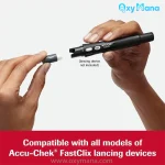 سوزن تست قند خون لنست اکیو چک ‌102 عددی Accu-Chek fastclix - تصویر 4