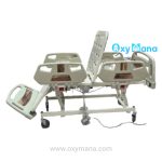 تخت بیمارستانی برقی چهار شکن با قابلیت صندلی شو و تنظیم ارتفاع - تصویر 3