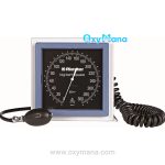 فشارسنج عقربه ای دیواری ریشتر Big-Ben 1465 مدل ساعتی مربع - تصویر 4