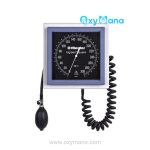 فشارسنج عقربه ای دیواری ریشتر Big-Ben 1465 مدل ساعتی مربع - تصویر 2