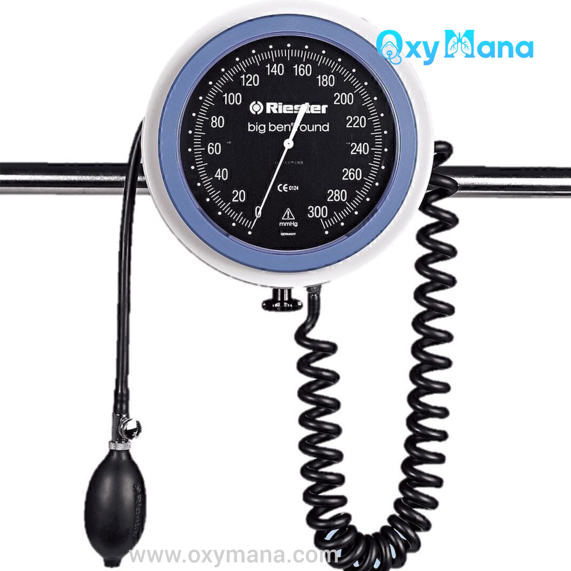 فشارسنج عقربه ای دیواری ریشتر Big Ben مدل 1459 ساعتی دایره