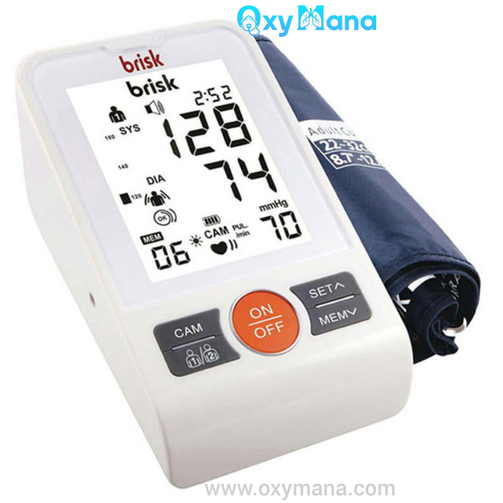 فشارسنج دیجیتال سخنگو بریسک مدل PG800B16
