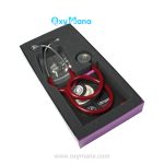 گوشی پزشکی لیتمن کلاسیک 3 زرشکی استیل 5627 - تصویر 3