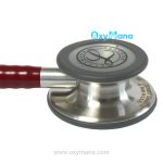 گوشی پزشکی لیتمن کلاسیک 3 زرشکی استیل 5627 - تصویر 7
