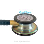 گوشی پزشکی لیتمن کلاسیک 3 آبی کاربنی رنگین کمانی 5807 - تصویر 4