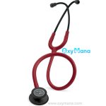 گوشی پزشکی لیتمن کلاسیک 3 زرشکی مشکی 5868 - تصویر 3