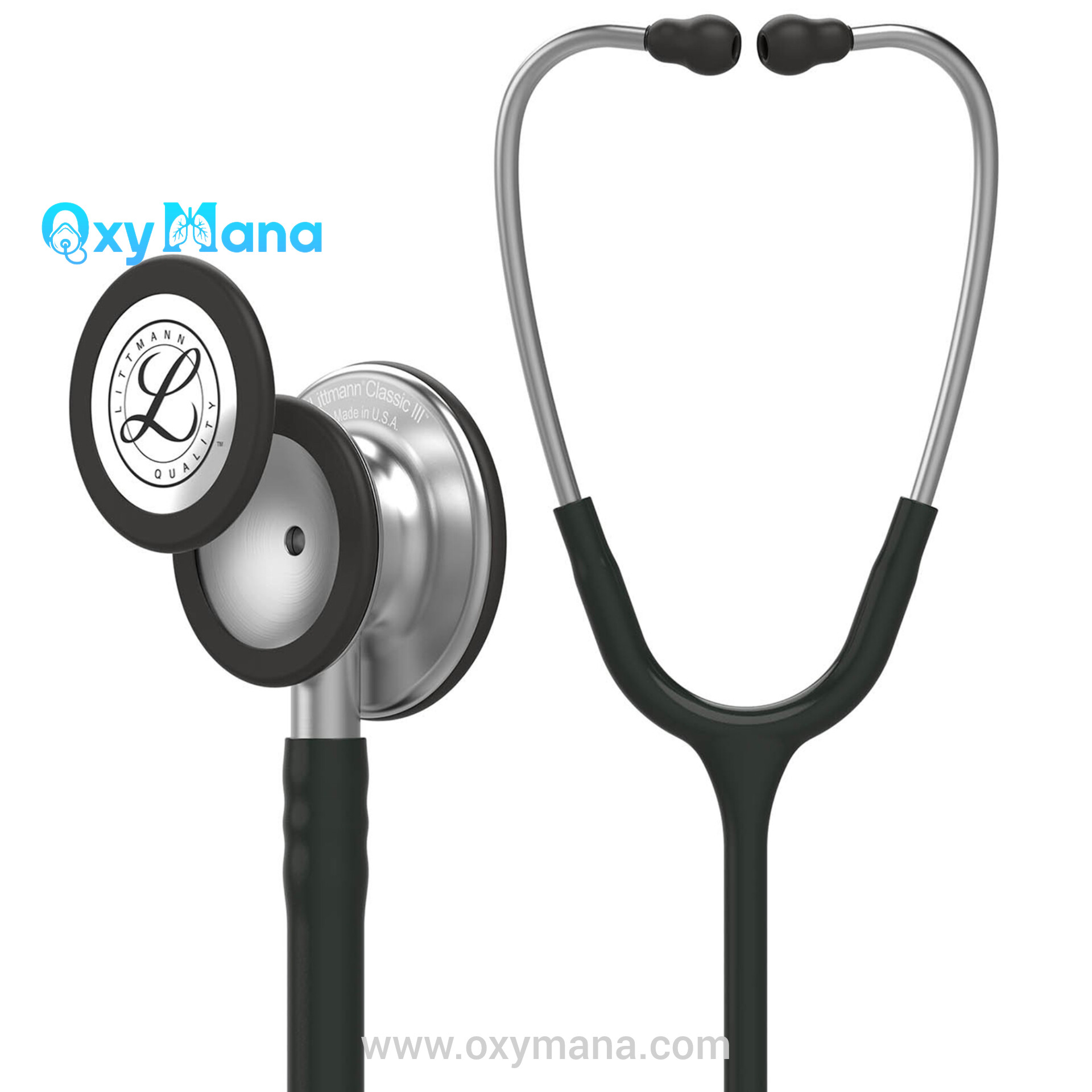 گوشی پزشکی لیتمن کلاسیک 3 مشکی استیل 5620