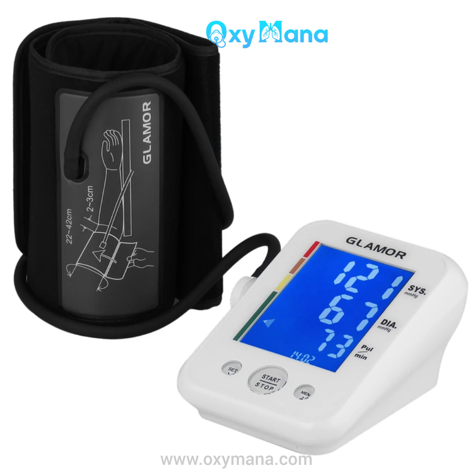 فشارسنج دیجیتال گلامور مدل TMB-995 با ۲ کاف